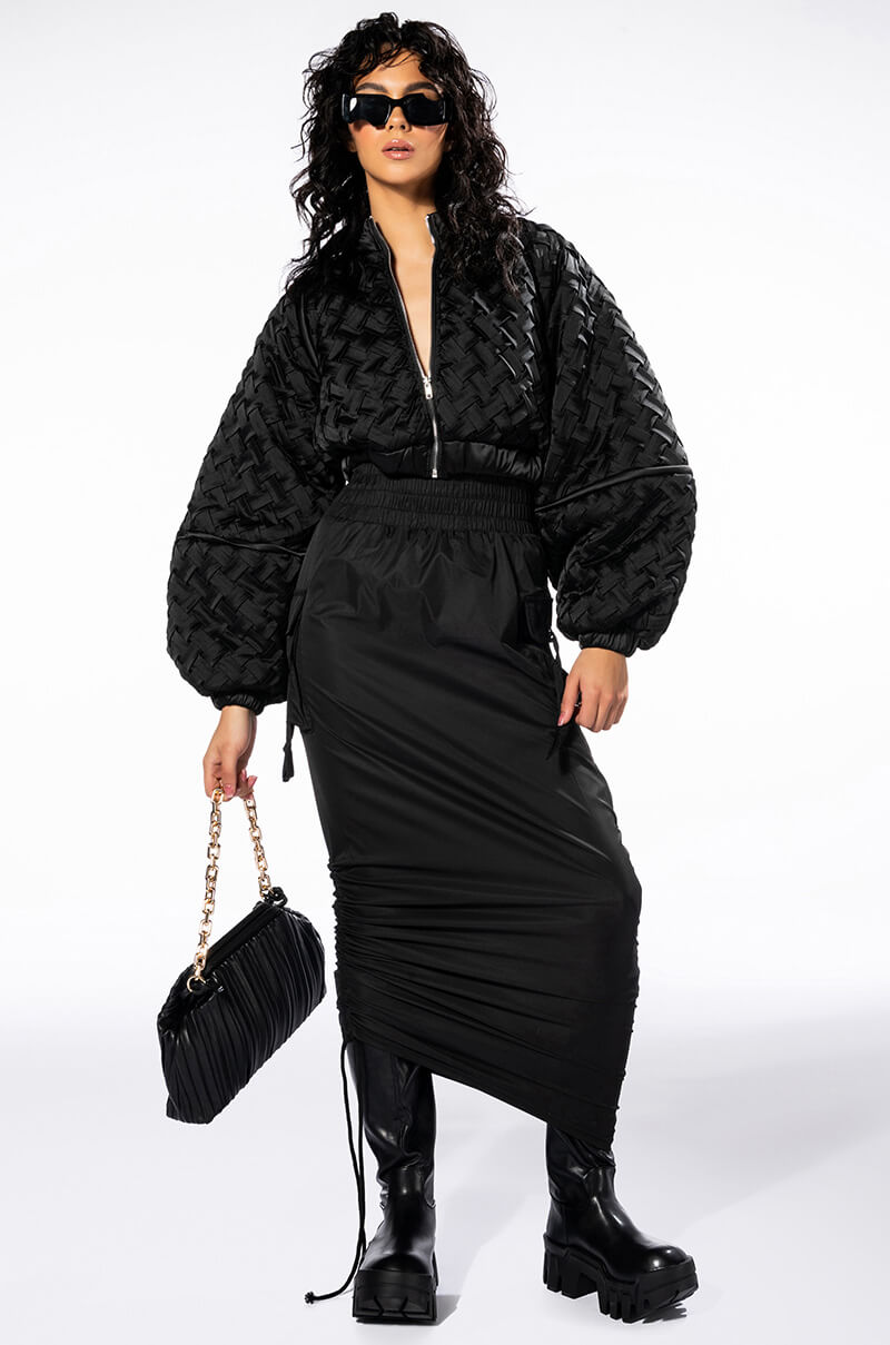 LIPA WEAVE DETAILED BOMBER