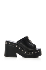 RAMI CHUNKY SANDAL IN BLACK