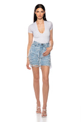 MESS WITH ME SUPER DISTRESSED SHORTS