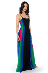 MIMI COLORBLOCKED SCOOP NECK JUMPSUIT