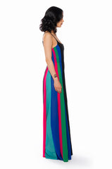 MIMI COLORBLOCKED SCOOP NECK JUMPSUIT