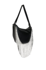 MISTY RHINESTONE FRINGE PURSE