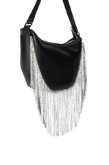 MISTY RHINESTONE FRINGE PURSE