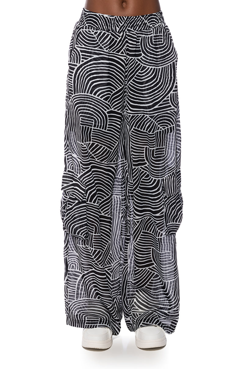 NEVER ENDING HILLS WIDE LEG CARGO PANT