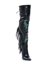 AZALEA WANG SLOANE STILETTO BOOT IN BLACK