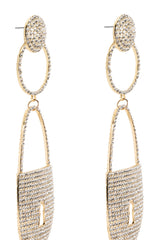 OVERSIZED LOCK EARRING