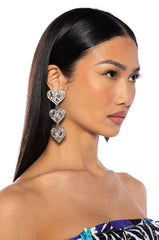 PACK IT UP RHINESTONE DROP EARRINGS