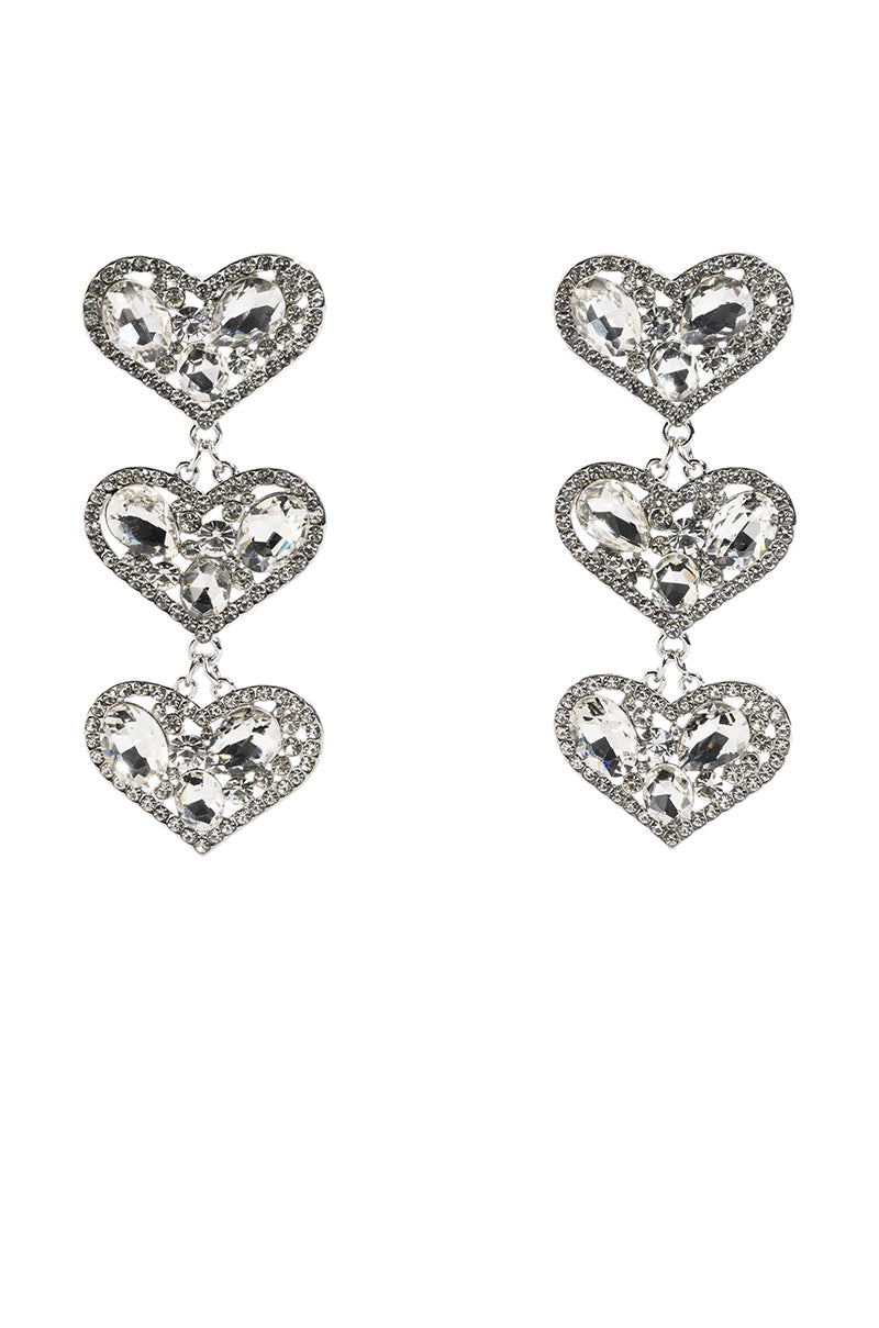 PACK IT UP RHINESTONE DROP EARRINGS
