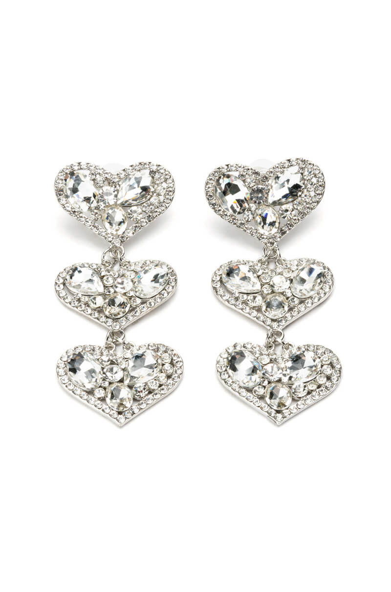 PACK IT UP RHINESTONE DROP EARRINGS
