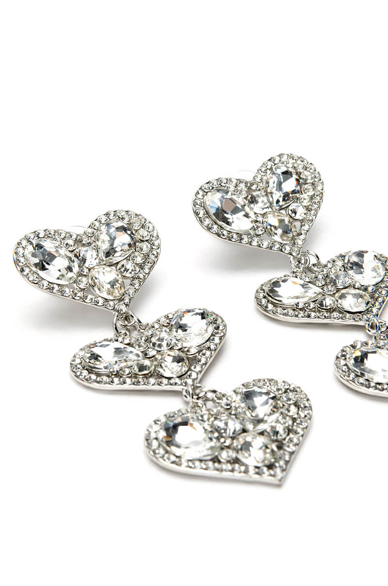 PACK IT UP RHINESTONE DROP EARRINGS