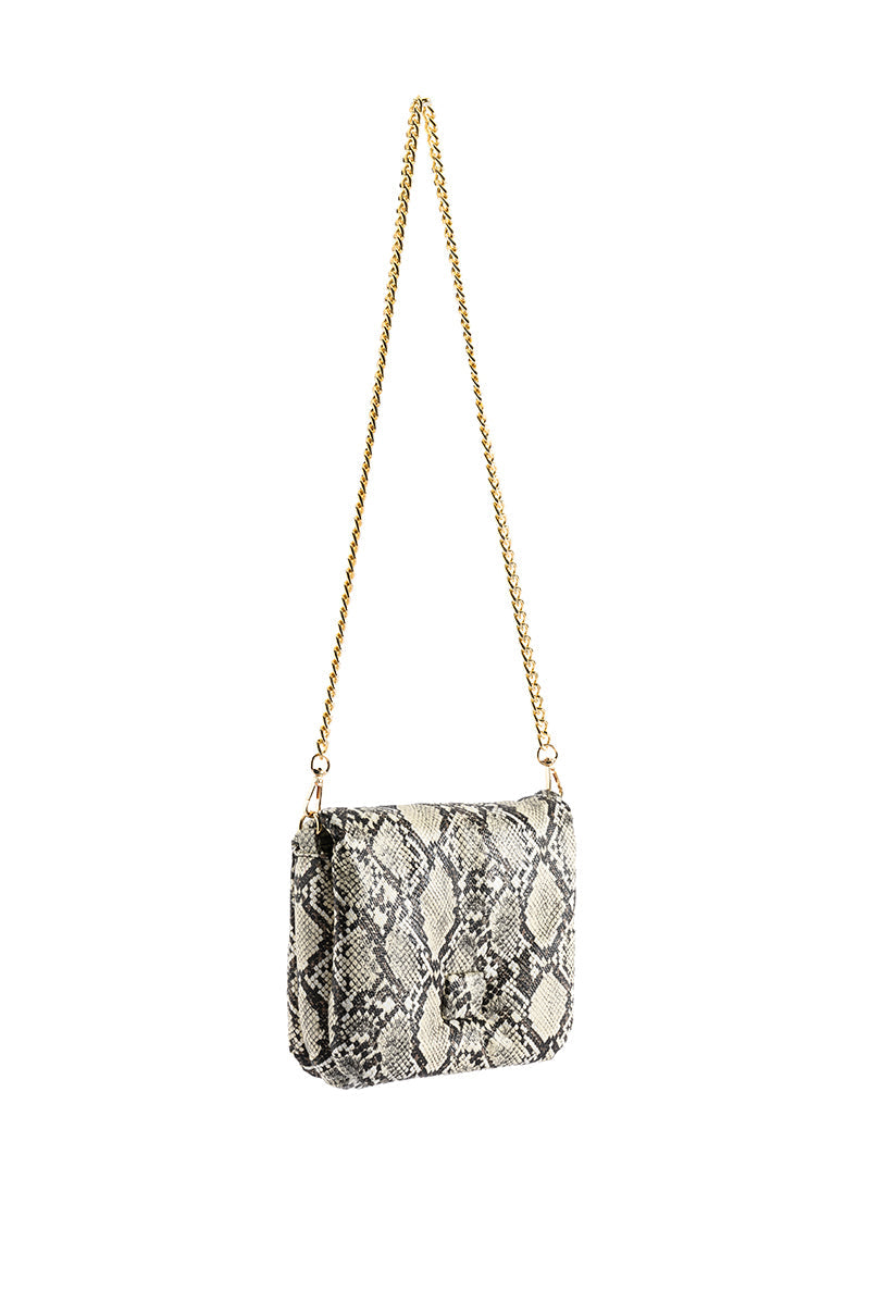 PICK YOUR POISON FAUX LEATHER CROSSBODY BAG