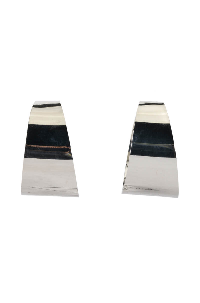 POWER TRIP STATEMENT HOOP EARRINGS