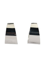 POWER TRIP STATEMENT HOOP EARRINGS
