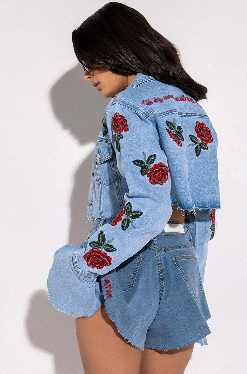 ROMANTIC WALKS DENIM JACKET