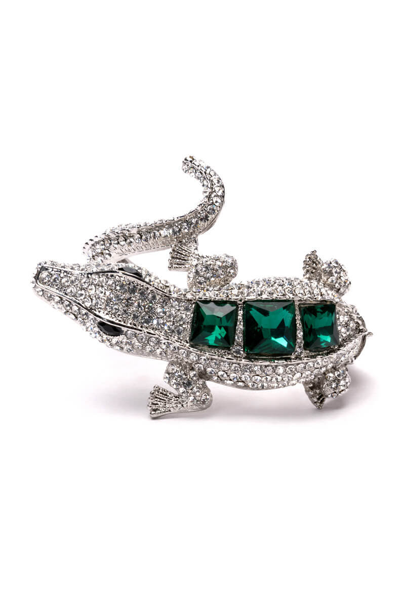 SEE U LATER ALLIGATOR EMBELLISHED CUFF