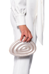 SHE SELLS SEA SHELLS ACRYLIC CLUTCH