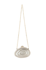 SHE SELLS SEA SHELLS ACRYLIC CLUTCH