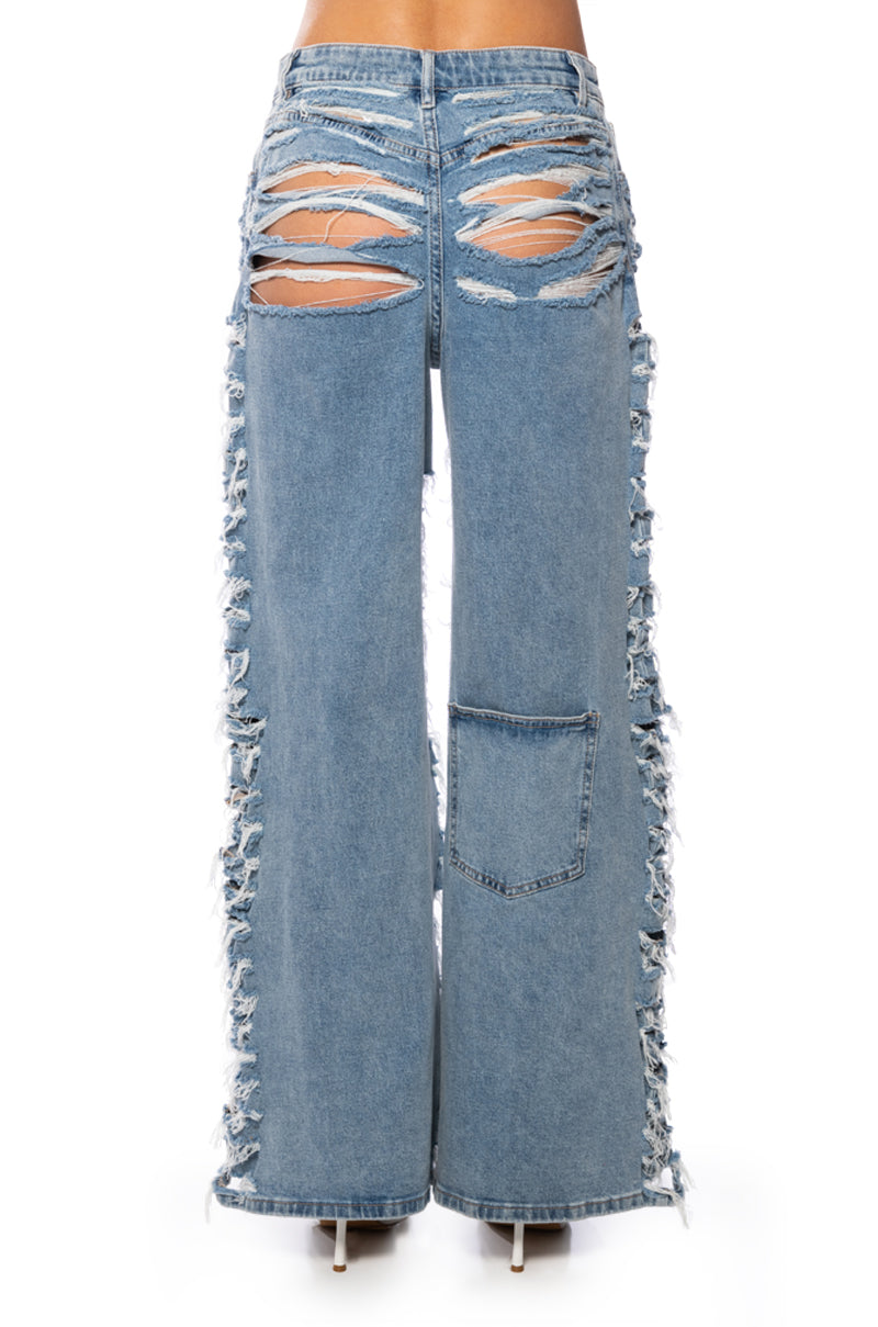 SONNY DISTRESSED RELAXED FIT JEANS