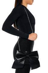 SITTING PRETTY FAUX LEATHER CLUTCH