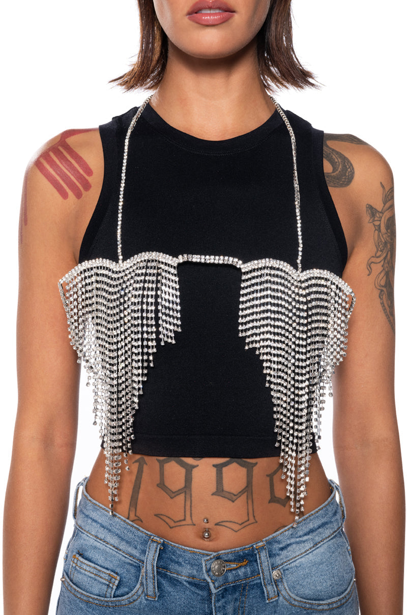 TAKE ME TO THE PARTY BODY CHAIN