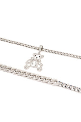 TEDDY LAYERED RHINESTONE CHOKER