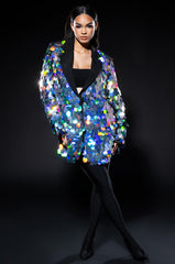 THE FINAL COUNTDOWN SEQUIN BLAZER