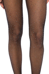 TITSY FINE FISH NET WITH RHINESTONES