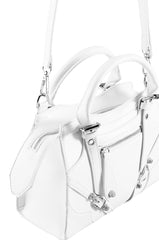 TRACIE WHITE INDUSTRIAL LOOK PURSE