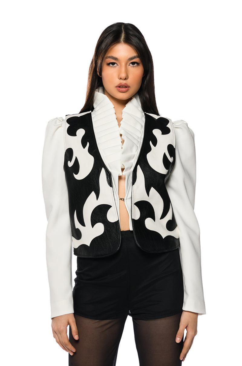 TWO IN ONE GRAND OPERA VEST AND BLAZER