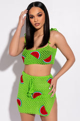 WATERMELON SUGA KNIT BRALETTE