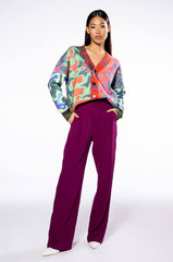 WAVY BABY COLORFUL SWEATER CARDIGAN