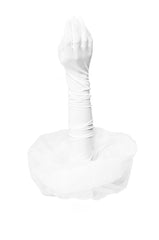 WEDNESDAY WHITE PUFF SLEEVE GLOVE