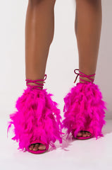 WHAT DREAMS ARE MADE OF FEATHER STILETTO SANDAL
