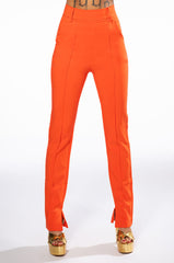 HIGH RISE STRAIGHT LEG TROUSER